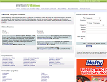 Tablet Screenshot of guatemala.ofertasdetrabajo.com